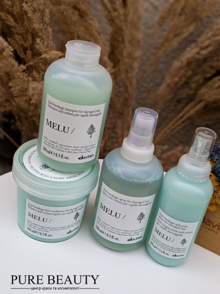 Шампунь проти ламкості для пошкодженого волосся, Melu Shampoo, Davines 70006 фото