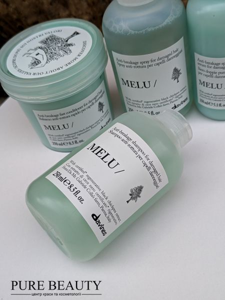 Шампунь проти ламкості для пошкодженого волосся, Melu Shampoo, Davines 70006 фото