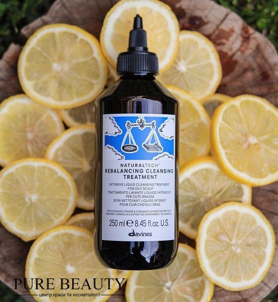 REBALANCING cleansing treatment, очищаючий флюїд для волосся та шкіри голови, Davines 71331 фото