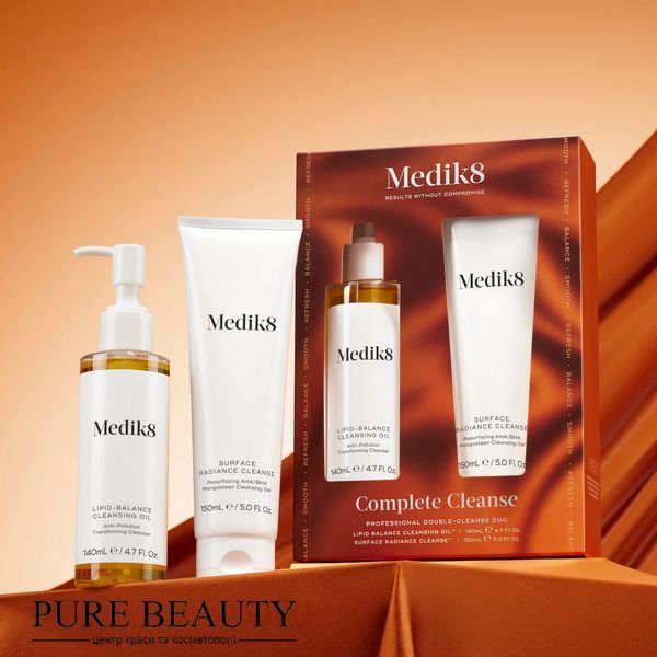 Набір для двоетапного очищення шкіри, Complete Cleanse Kit, Medik8 P12019 фото