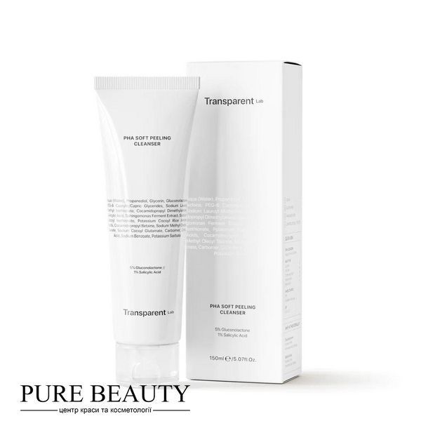 Очищуючий засіб для обличчя з ефектом пілінгу, PHA Soft peeling cleanser 43454 фото