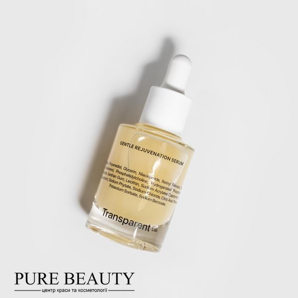 Освітлююча сироватка проти старіння, GENTLE REJUVENATION SERUM, TRANSPARENT-LAB 43213 фото