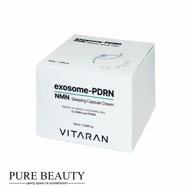 Крем з екзосомами, ПДРН та НМН, Exosome-PDRN NMN Sleeping Capsule Cream, Vitaran VitaranCream фото