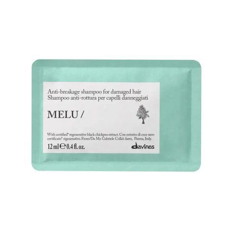 Шампунь проти ламкості для пошкодженого волосся, Melu Shampoo, Davines 70071 фото