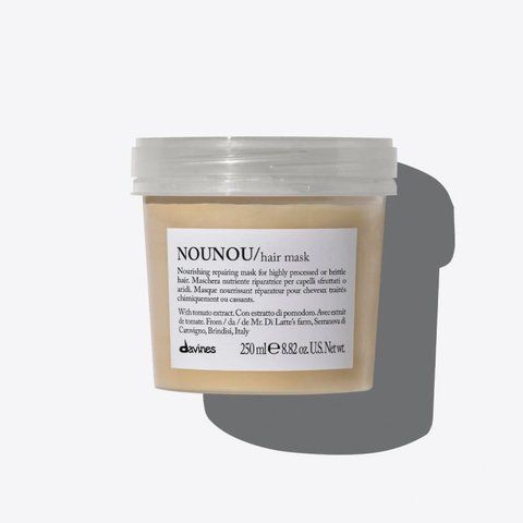 Nounou Hair Mask, відновлююча маска для глибокого живлення пошкодженого та ламкого волосся, Davines 75612 фото