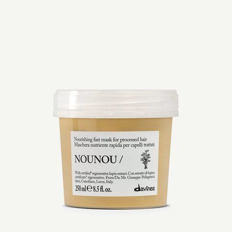 Поживна маска для хімічно пошкодженого волосся, Nounou mask, Davines 70034 фото
