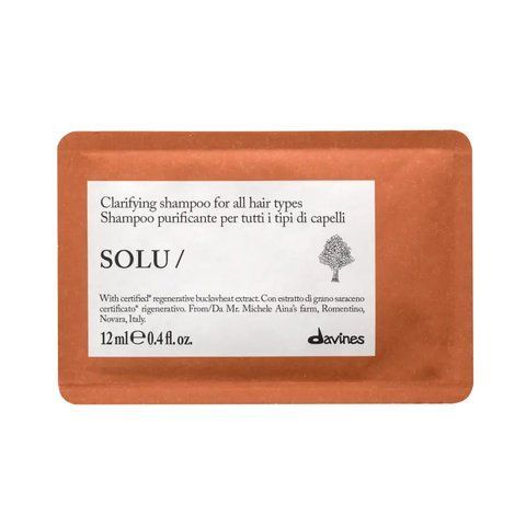 Шампунь для глибокої очистки для віх типів волосся, Solu shampoo, Davines 70131 фото