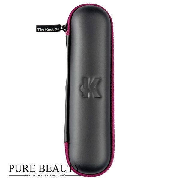 Набір для розчісування волосся The Knot dr,  PhD KIT Ebony Cabernet / бордовий KDDK101 фото