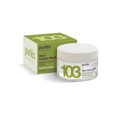 Рисова пом&rsquo;якшуюча та зволожуюча маска, Rice Cream Mask 103, Purles purles103 фото