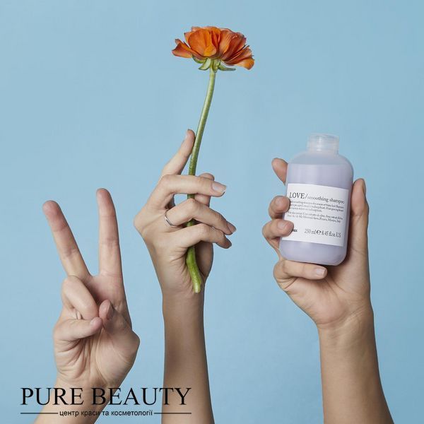Love smoothing Shampoo, шампунь для розгладження хвилястого волосся, Davines 75592 фото