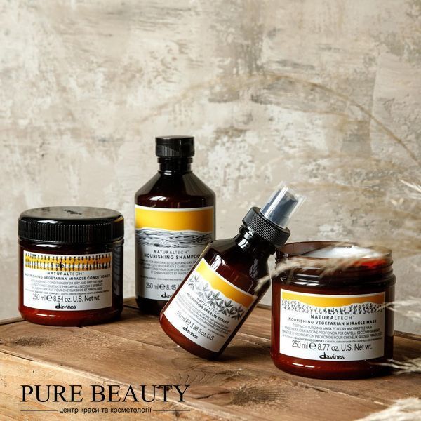 Naturaltech Nourishing Hair Building Pak, живильна маска для реструктуризації пошкодженого волосся, Davines 71308 фото