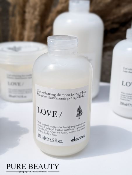 Love Curl Shampoo, шампунь, підсилюючий та контролюючий завиток, Davines 75536 фото