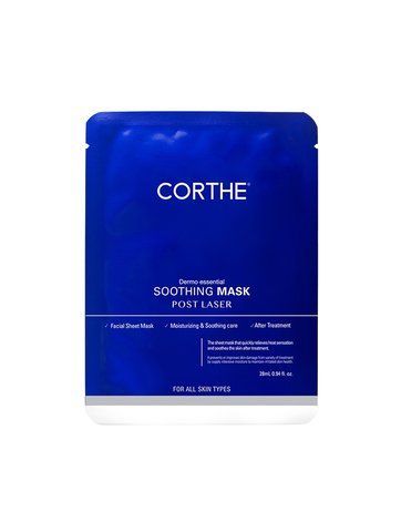 Заспокійлива тканинна постпроцедурна маска, Essential Soothing Post Laser Mask, Corthe CRT0003 фото