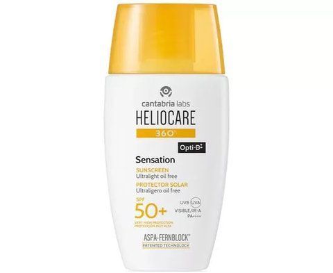 Ультралегка сонцезахисна емульсія для всіх типів шкіри, Heliocare 360 sensation sunscreen SPF 50, Cantabria 28719 фото