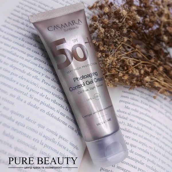 Сонцезахисний гель-крем для обличчя SPF 50+, Casmara А05002  фото