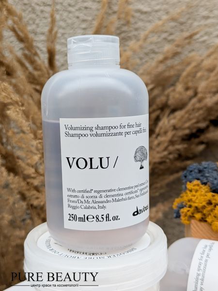 Шампунь для об'єму тонкого волосся, Volu Shampoo, Davines 70003 фото