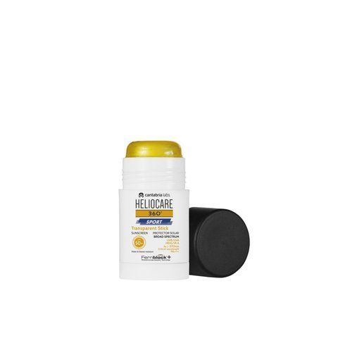 Сонцезахисний стік для занять спортом, Heliocare 360&ordm; Sport Transparent Stick SPF 50+, Cantabria 20261-01 фото
