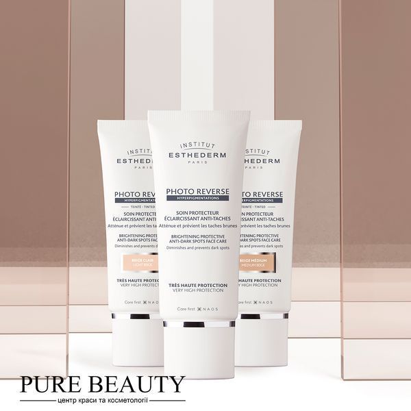 Крем при пігментації для обличчя Photo reverse з тоном (Light Beige),Institut Esthederm V4615 фото