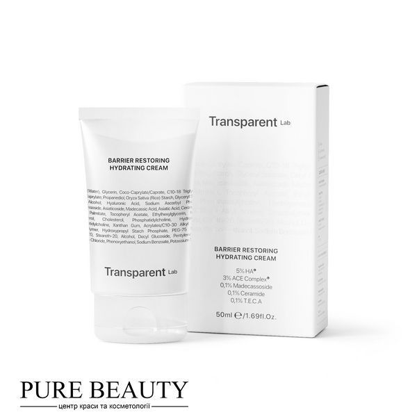 Ультразволожуючий крем, Barrier restoring hydrating cream, Tranparant-Lab 43401 фото
