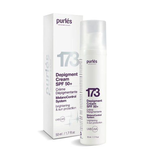 Депігментуючий крем SPF 50 173, Depigment Cream SPF 50+, Purles purles173 фото