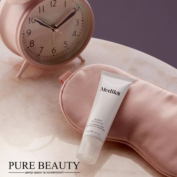 Нічна сироватка з АНА для пілінгу в домашніх умовах, Sleep glycolic, Medik8 P09005 фото