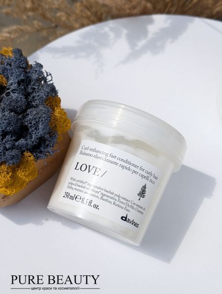 Живильна маска для кучерявого волосся, що підтримує локони, Love curl mask, Davines 70121 фото