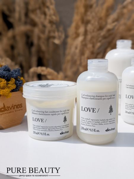 Живильна маска для кучерявого волосся, що підтримує локони, Love curl mask, Davines 70121 фото