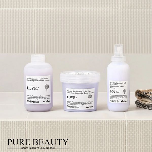 Розгладжувальний кондиціонер для кучерявого та пористого волосся, Love smoothing conditioner, Davines 70010 фото