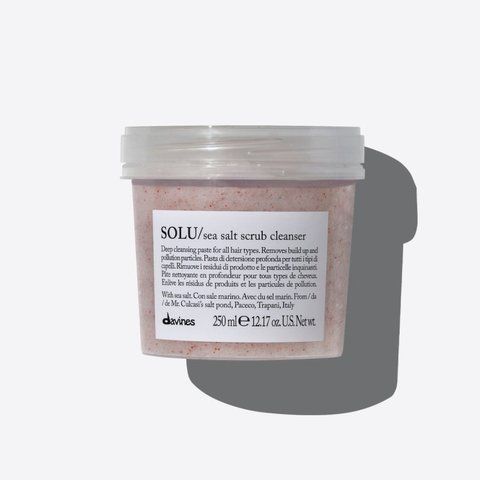 Solu Sea Salt Scrub Cleanser, паста-скраб з морською сіллю, Davines 75610 фото