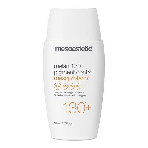 Депігментуючий сонцезахисний крем з тоном SPF 130+, Melan 130+ Pigment Control, Mesoestetic 510096 фото