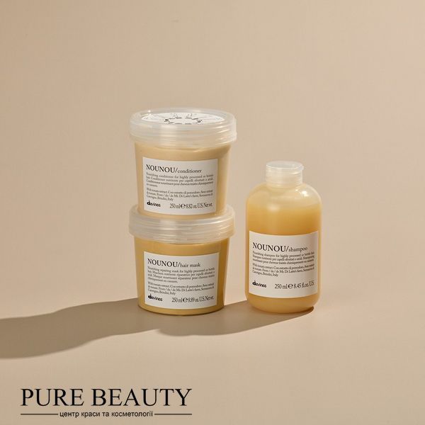 Nounou Shampoo, живильний шампунь для пошкодженого та ламкого волосся, Davines 75003 фото
