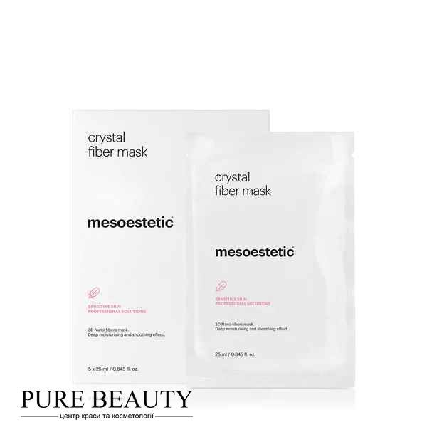 Постпілінгова маска для обличчя з кристалічними волокнами, Post-Peel Crystal Fiber Mask, Mesoestetic 528051 фото