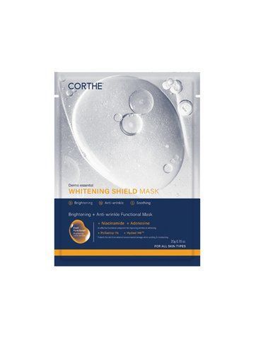 Освітлююча тканинна маска, Essential Brightening Shield Mask, Corthe CRTH0012 фото