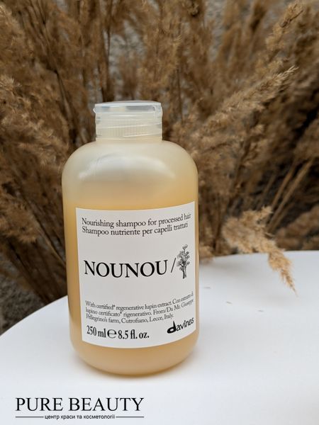 Поживний шампунь для хімічно пошкодженого волосся, Nounou shampoo, Davines 70031 фото