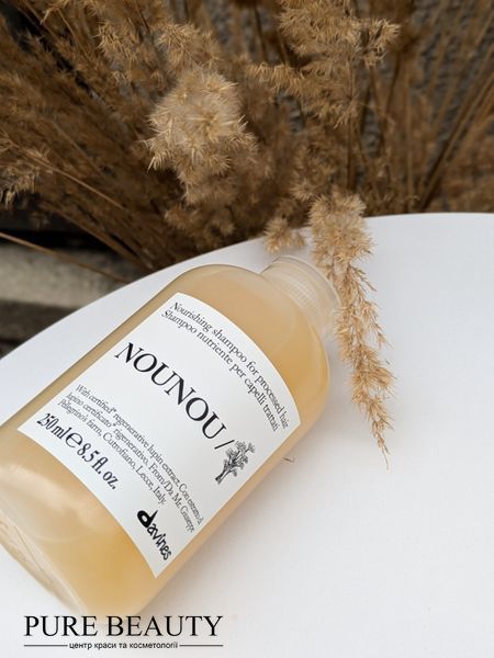 Поживний шампунь для хімічно пошкодженого волосся, Nounou shampoo, Davines 70031 фото