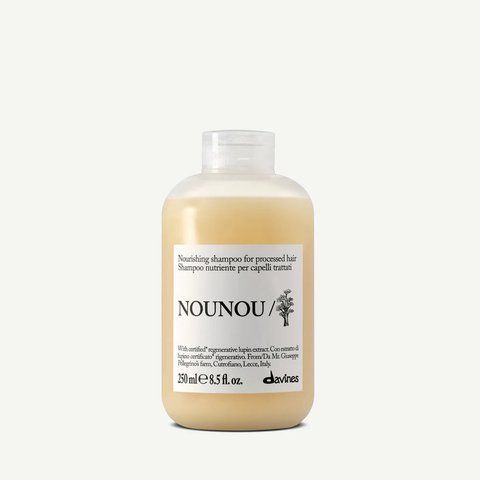 Поживний шампунь для хімічно пошкодженого волосся, Nounou shampoo, Davines 70031 фото