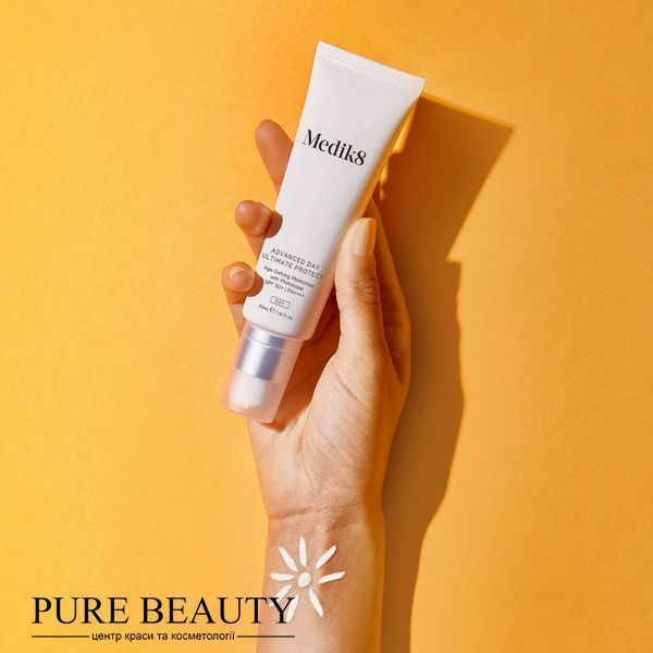 Антивіковий зволожувальний сонцезахисний крем із фотоліазою, SPF 50+ і PA++++, Advanced day ultimate protect&trade;, Medik8 P09038 фото