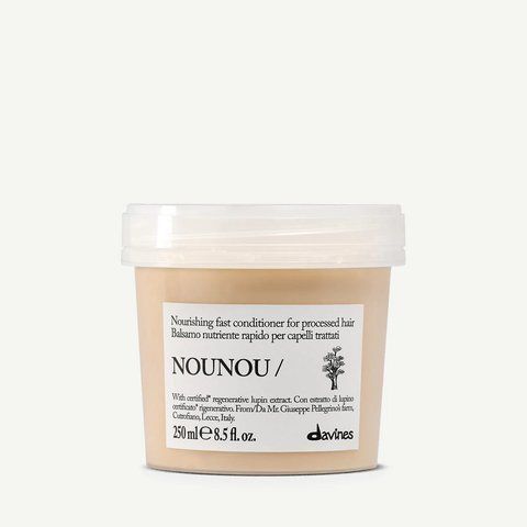 Поживний кондиціонер для хімічно пошкодженого волосся, Nounou conditioner, Davines 70032 фото