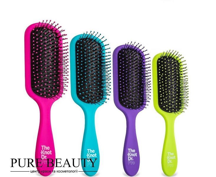 Щітка для волосся PRO BRITE Perwinkle / фіолетова, The Knot dr. KDS103 фото