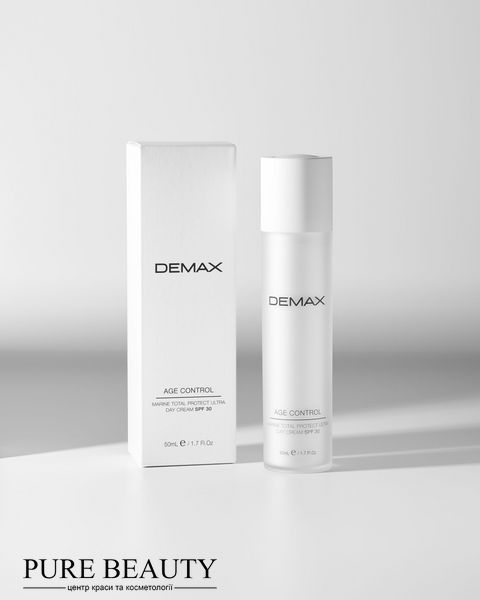 Денний захисний крем, SPF 30 із морськими водоростями, Marine total protect ultra day cream SPF30, Demax 310 фото