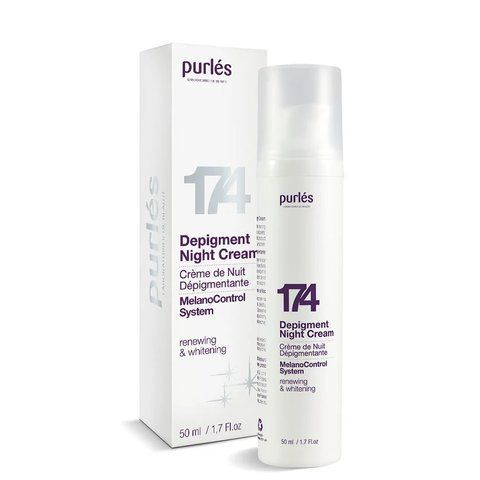 Депігментуючий нічний крем, Depigment Night Cream 174, Purles purles174 фото